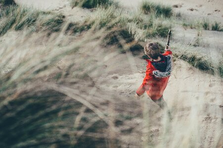 Kid jacket bokeh