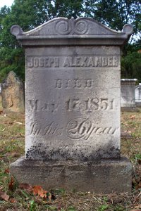 Alexander (Joseph), Bethany Cemetery, 2015-10-09, 01