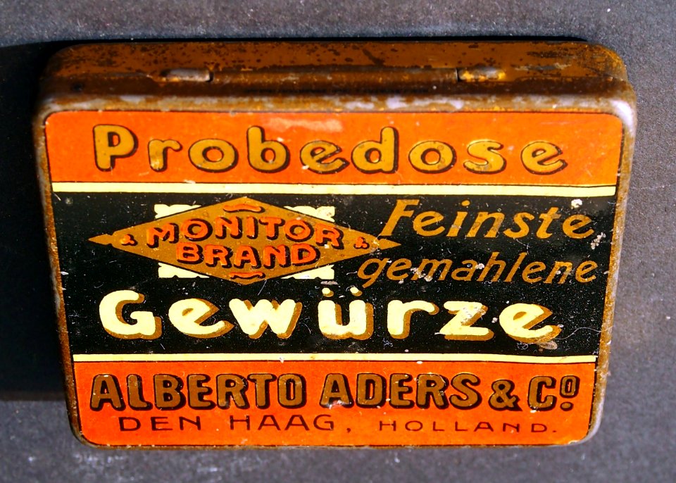 Alberto Aders & Co, Gewürze blikje, pic1