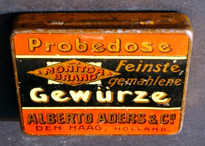 Alberto Aders & Co, Gewürze blikje, pic1