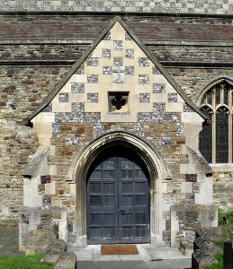 All Saints Church, All Saints Street, Old Town, Hastings (NHLE Code 1353127) (April 2010) (Entrance Porch)