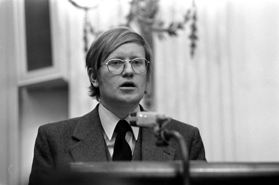 Algemene beschouwingen Tweede Kamer , Wiegel spreekt (kop), Bestanddeelnr 926-7393