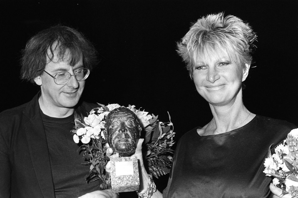 Adèle Bloemendaal (l) en begeleider Frans Ehlhart, Bestanddeelnr 932-7423