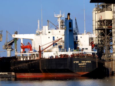 Aghios Makarios IMO 8600167 at Amsterdam, The Netherlands