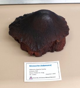 Adamana meteorite, Arizona - University of Arizona Mineral Museum - University of Arizona - Tucson, AZ - DSC08458 photo