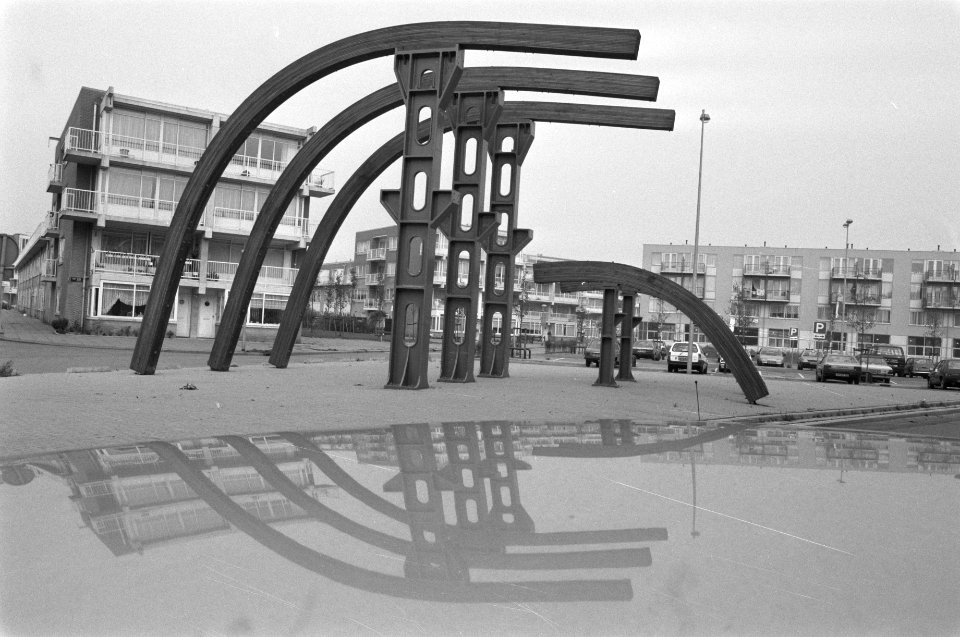 ADM-monument in Amsterdam Noord i.v.m. onthulling a.s. vrijdag, Bestanddeelnr 934-3414