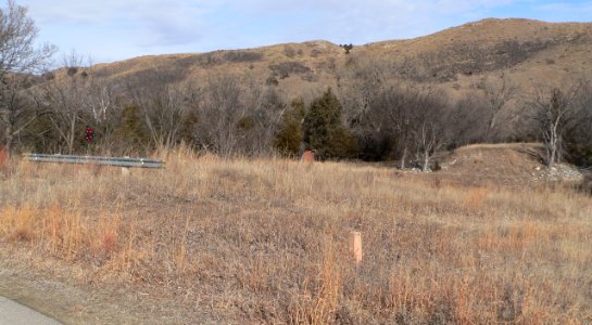 Adamson Bridge site from S bank 1