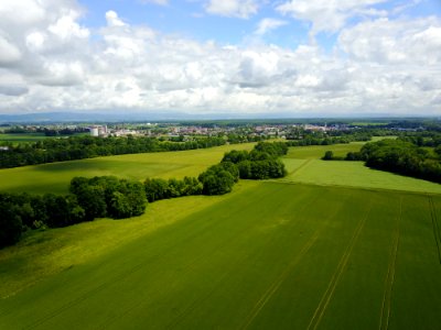 Aerial photograph west of Litovel
