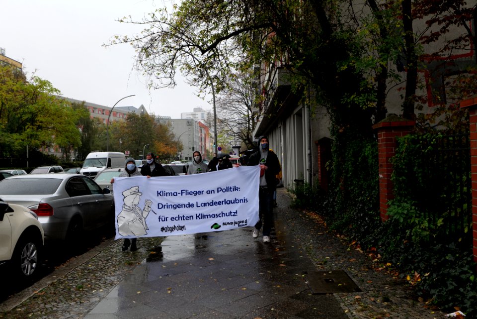 Abgehoben Klimaflieger demonstration 2020-10-30 23
