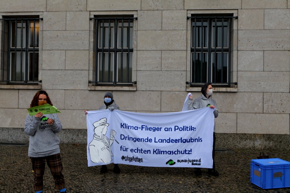 Abgehoben Klimaflieger demonstration 2020-10-30 46