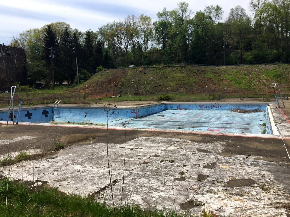 Abandoned YMCA pool, Upper St. Clair, Pennsylvania, 5-2-2021