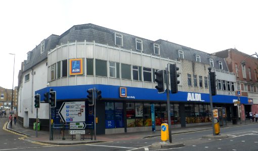 Aldi Superstore, 1 London Road, Brighton (July 2014)