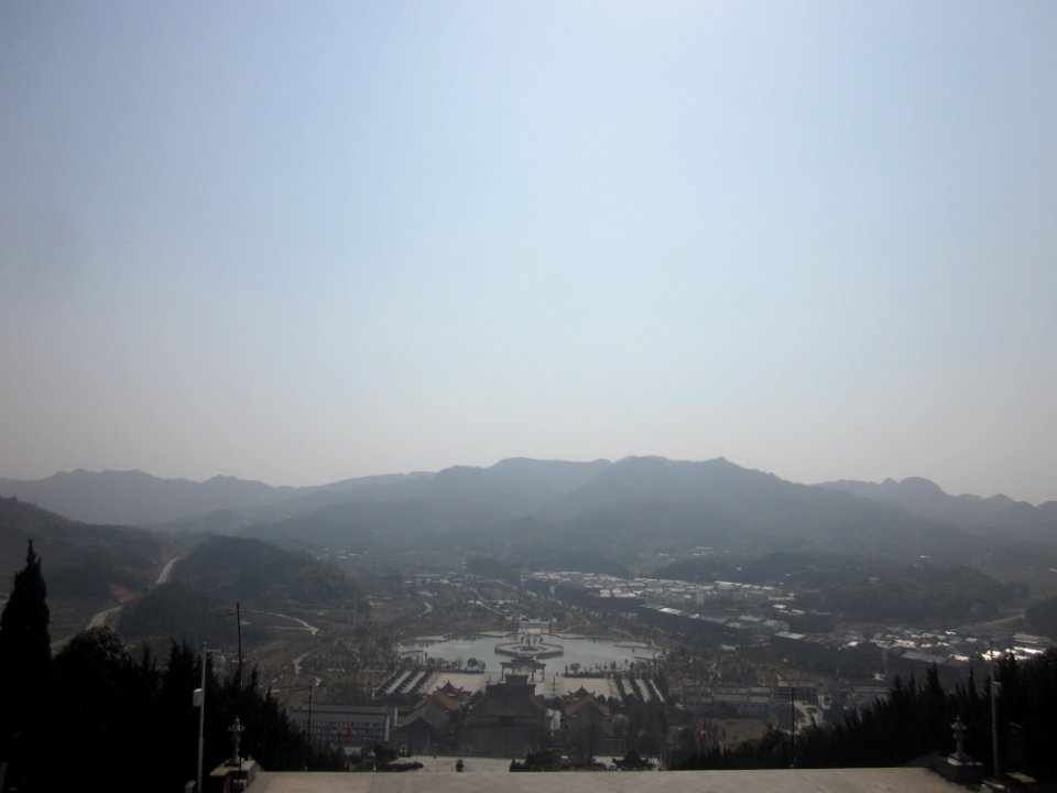 A panoramic view of Weishan Miyin Temple in February 2018, picture6