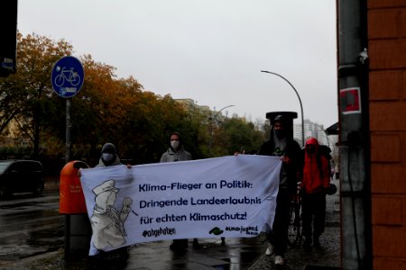 Abgehoben Klimaflieger demonstration 2020-10-30 25