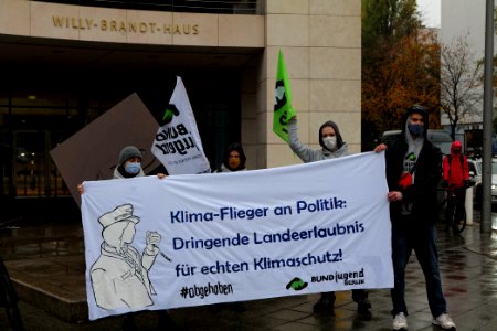 Abgehoben Klimaflieger demonstration 2020-10-30 13