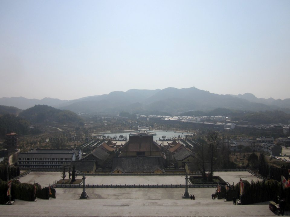 A panoramic view of Weishan Miyin Temple in February 2018, picture3