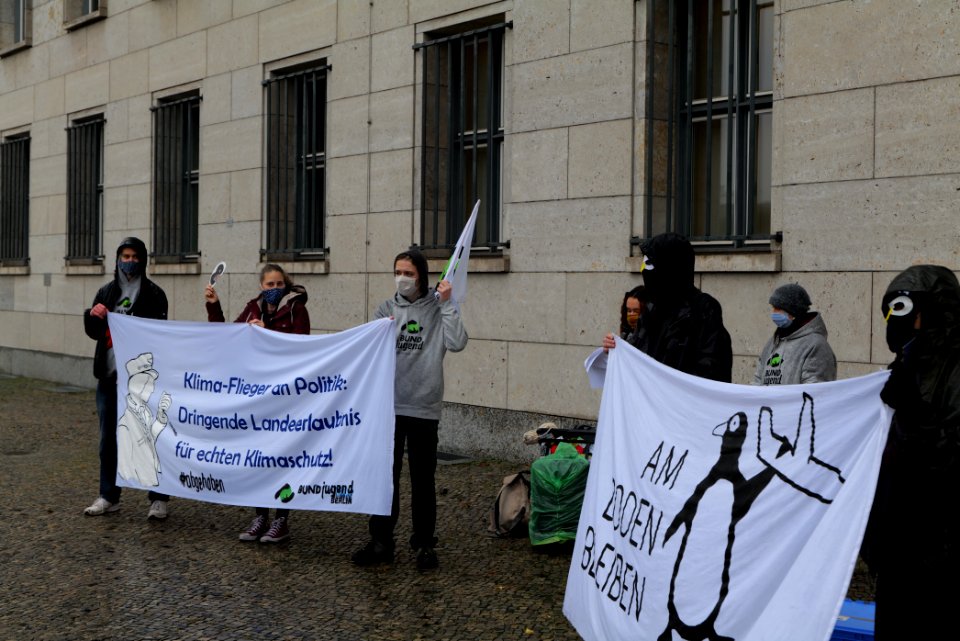 Abgehoben Klimaflieger demonstration 2020-10-30 55