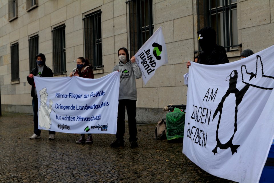 Abgehoben Klimaflieger demonstration 2020-10-30 56