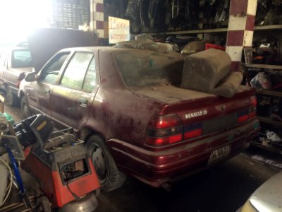 Abandoned Renault 19 Chamade in Nonthaburi Thailand