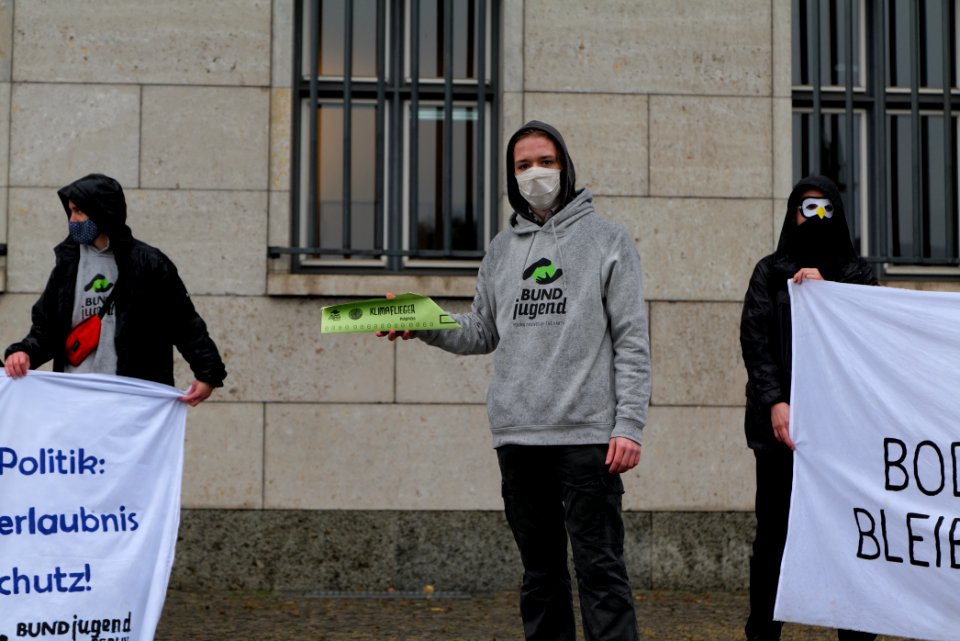 Abgehoben Klimaflieger demonstration 2020-10-30 33