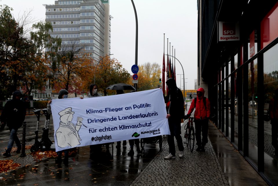 Abgehoben Klimaflieger demonstration 2020-10-30 15