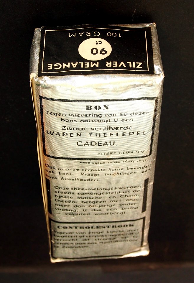 Albert Heijn silver melange thee pakje pic2