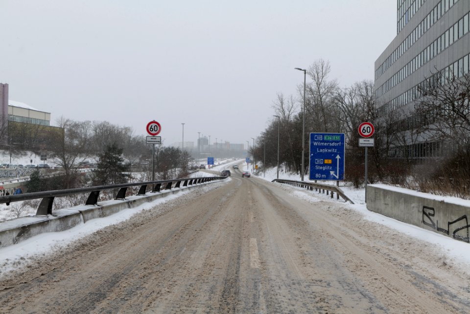 A103 north end with snow 2021-02-08 02