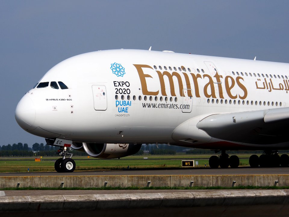 A6-EEC Emirates Airbus A380-861 - cn 110 taxiing, 25august2013 pic-005