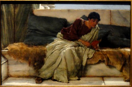 A Difficult Line from Horace by Lawrence Alma-Tadema, 1881 - Corcoran Gallery of Art - DSC01329