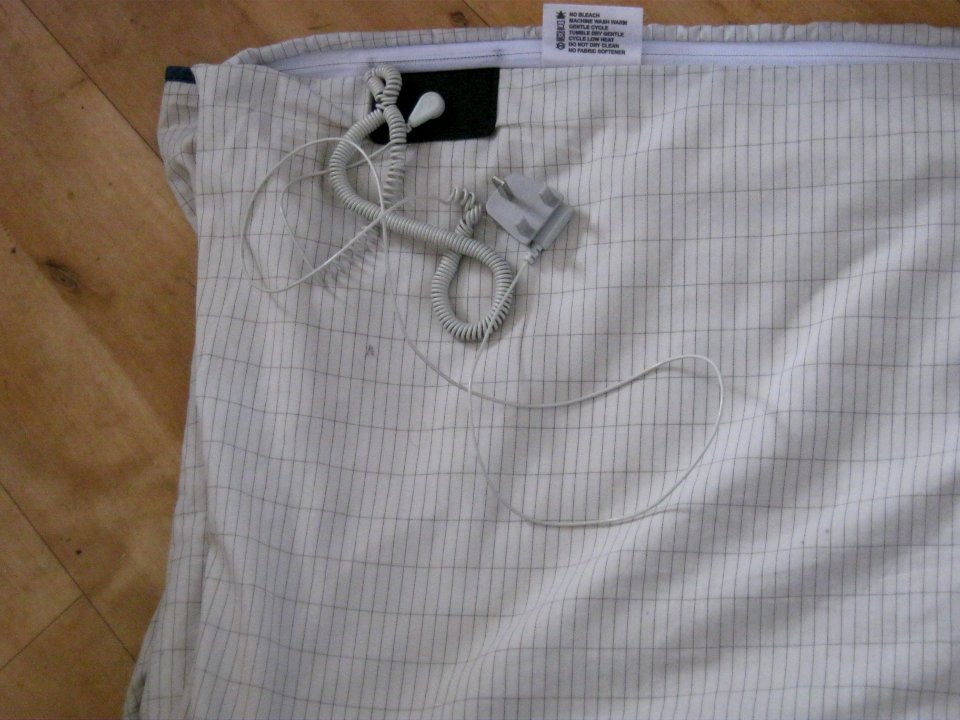 A grounding (earthing) sheet sleeping bag