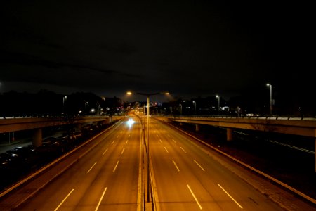 A103 from Joachim-Tiburtius-Brücke at night 2021-01-08 01