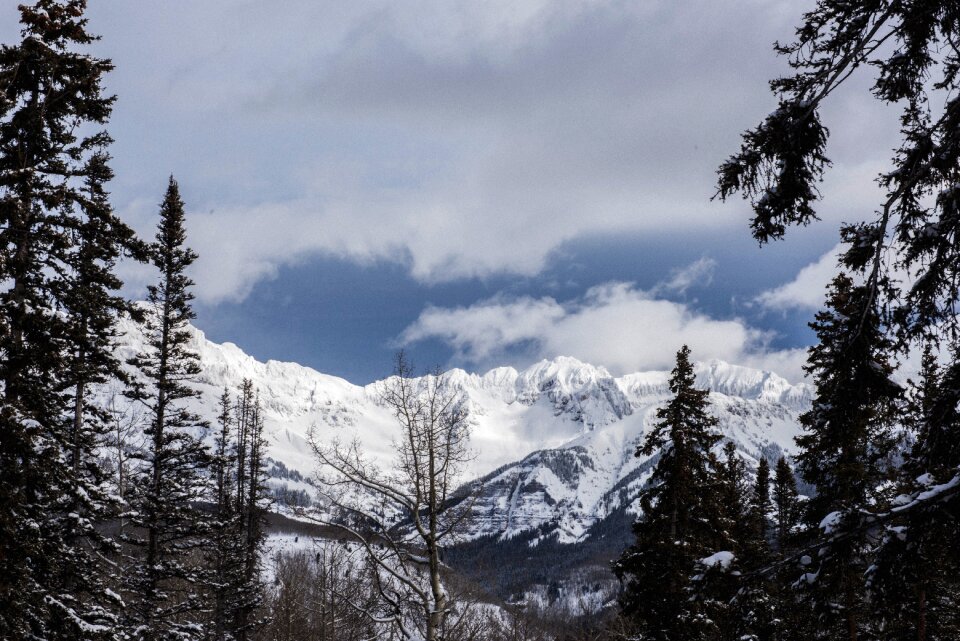 Fog mountains travel photo