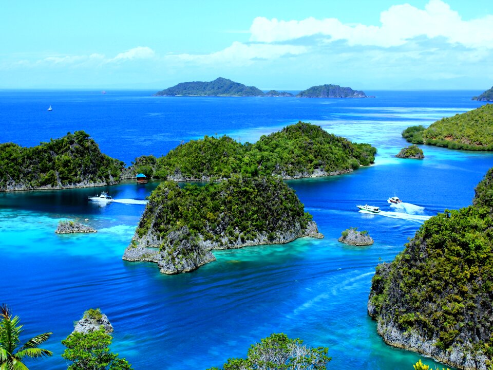 West papua sea landscape