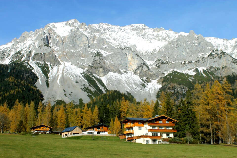 Nature alpine valley