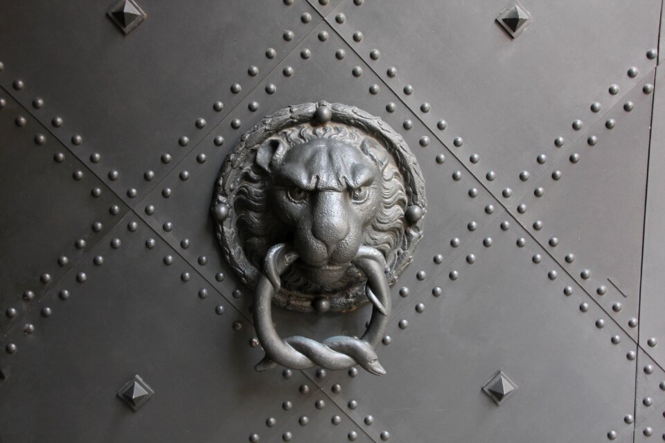 Old doorknocker metal