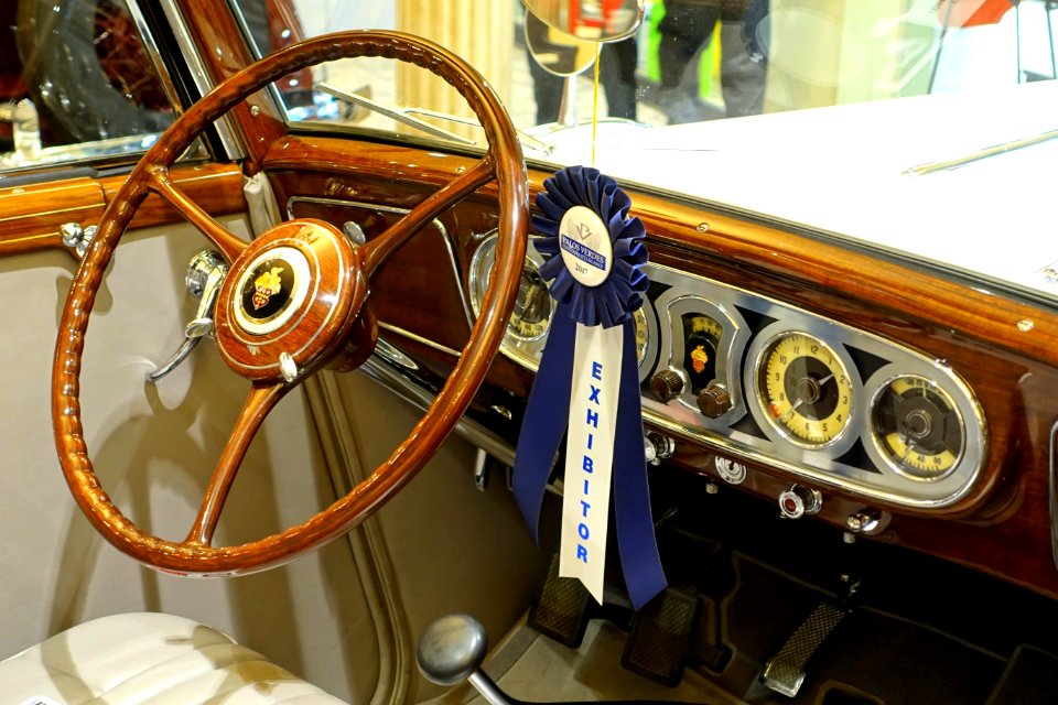 1936 Packard Twelve Convertible Sedan - Automobile Driving Museum - El Segundo, CA - DSC02258