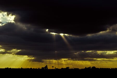 Plateau dark nature photo