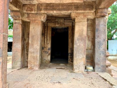 17th century Shah Ali Pedda Dargah and fort built on Navabrahma Temples, Alampur, Telangana India - 6