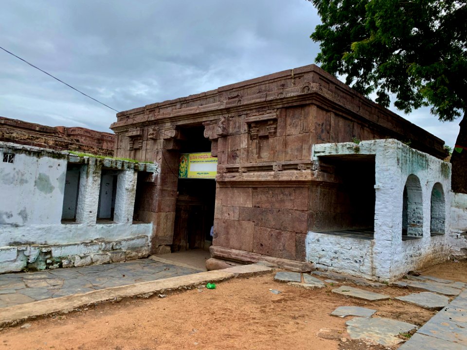 17th century Shah Ali Pedda Dargah and fort built on Navabrahma Temples, Alampur, Telangana India - 1