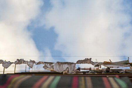Outdoor washing old