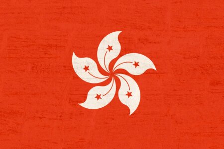 Flag symbol hong kong