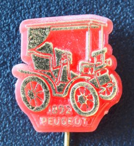 1892 Peugeot, reclame speldje