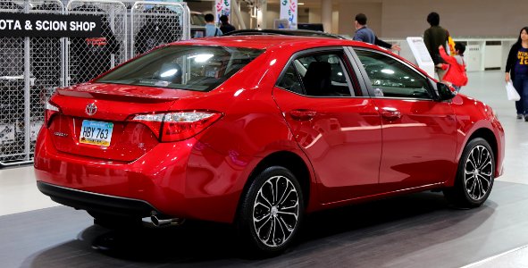 2015 Toyota Corolla S rear
