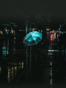 Road street rain photo