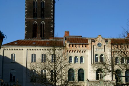 2012.02.26.094713 Turm Marienkirche Alte Hauptwache Wismar