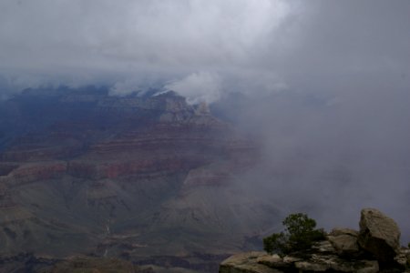 2012.09.13.093132 View Fog Mather Point Grand Canyon Arizona photo