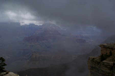 2012.09.13.094737 View Fog Mather Point Grand Canyon Arizona photo