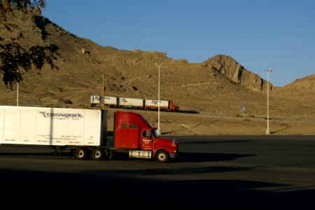2012.10.02.173057 Trucks Interstate 80 West Wendover Nevada photo