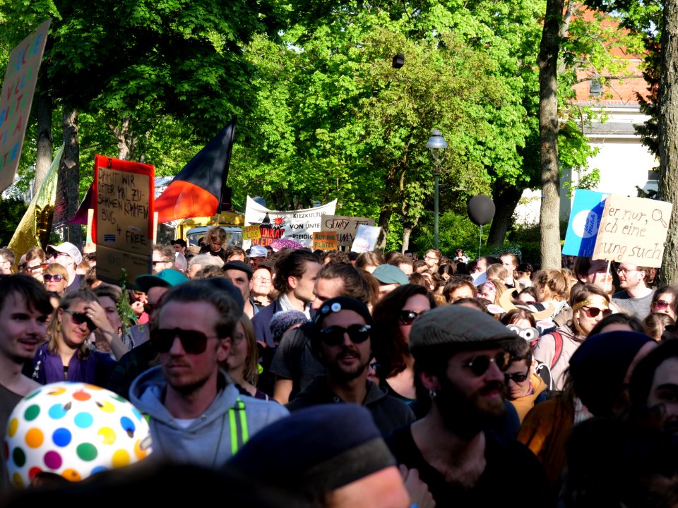 1st may demonstration Grunewald 2019 58