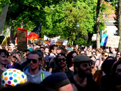 1st may demonstration Grunewald 2019 58